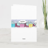 Wees mijn Valentijn, Panda Feestdagen Kaart (Achterkant)