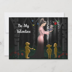 Wees mijn Valentijn prinses Feestdagenkaart