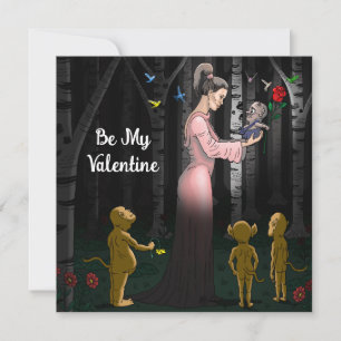 Wees Mijn Valentijn Prinses Kaart
