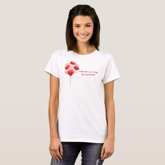 Wees mijn Valentijn Red Heart Covid 19 Fun Quarant T-shirt (Voorkant volledig)