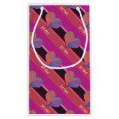 Wees mijn Valentijn reflecterend hart Klein Cadeauzakje (Achterkant)