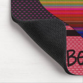 Wees mijn Valentijn regenbooghart Muismat (Hoek)