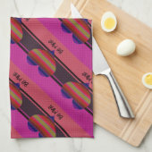 Wees mijn Valentijn regenbooghart Theedoek (Quarter Fold)