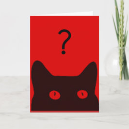 Wees mijn Valentijn Rode Kat Kaart voor Liefde