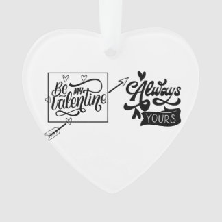 Wees mijn Valentijn: romantische liefde Ornament