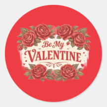 Wees mijn Valentijn – Romantische Rode Rozen Stick