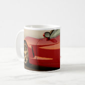 Wees Mijn Valentijn Rood Corvette Koffiemok (Voorkant links)