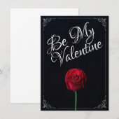 Wees mijn Valentijn - Rood roodrood donker (Voorkant / Achterkant)