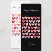 Wees mijn Valentijn - rood, roze geel harten Bladw (Voorkant / Achterkant)