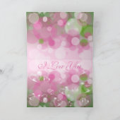 Wees mijn Valentijn roze Feestdagen Kaart (Binnen)