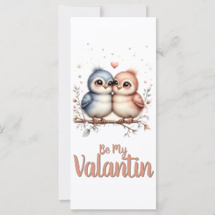 Wees mijn Valentijn – Schattige Liefdesvogels Vale