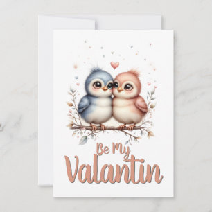 Wees mijn Valentijn – Schattige Liefdesvogels Vale