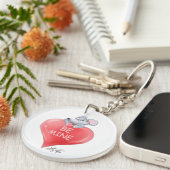 Wees mijn Valentijn Sleutelhanger (Voorkant Rechts)