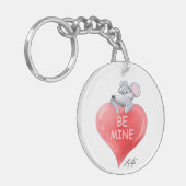 Wees mijn Valentijn Sleutelhanger (Voorkant Links)