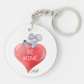 Wees mijn Valentijn Sleutelhanger (Achterkant)