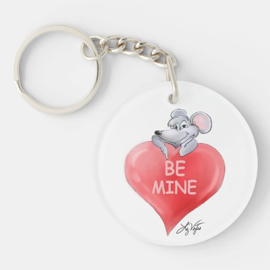 Wees mijn Valentijn Sleutelhanger (Voorkant)