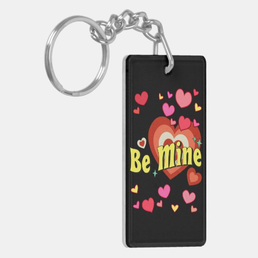 Wees mijn valentijn sleutelhanger (Voorkant Links)