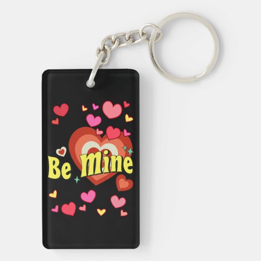 Wees mijn valentijn sleutelhanger (achterkant)