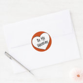 Wees mijn Valentijn - Sticker (Envelop)