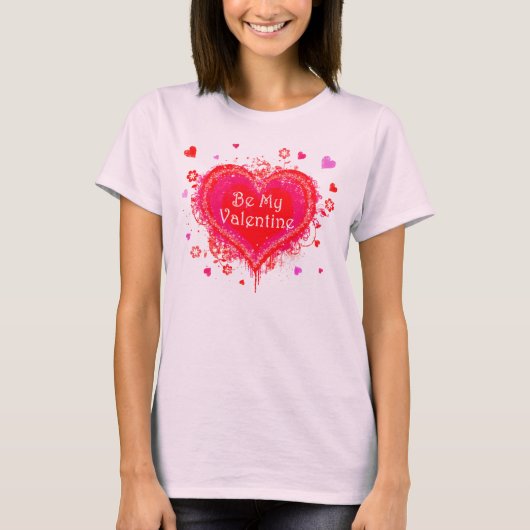 Wees mijn Valentijn T-shirt (Voorkant)