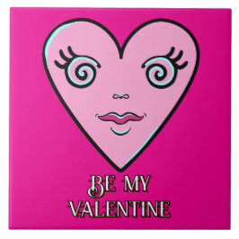 Wees mijn Valentijn Tegeltje
