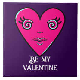 Wees mijn Valentijn Tegeltje