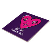 Wees mijn Valentijn Tegeltje (Zijkant)