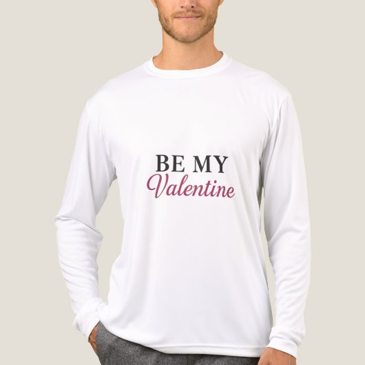 WEES MIJN VALENTIJN Tri-Blend SHIRT (Voorkant volledig)