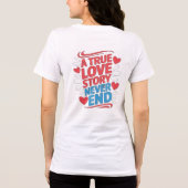 WEES MIJN VALENTIJN Tri-Blend SHIRT (Achterkant)