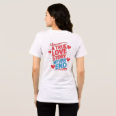 WEES MIJN VALENTIJN Tri-Blend SHIRT (Achterkant volledig)