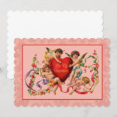 Wees mijn Valentijn-uitnodiging Kaart (Voorkant / Achterkant)