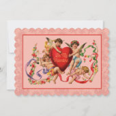 Wees mijn Valentijn-uitnodiging Kaart (Voorkant)