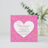 Wees mijn Valentijn-uitnodiging Kaart (Staand voorkant)