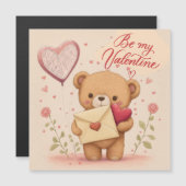 Wees mijn Valentijn Uitnodiging Magnetische Uitnodiging (Voorkant / Achterkant)