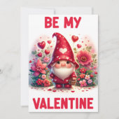 Wees mijn Valentijn - Valentijnsdag Kaart (Voorkant)