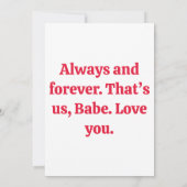 Wees mijn Valentijn - Valentijnsdag Kaart (Achterkant)