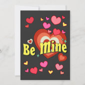 Wees mijn valentijn Valentijnsdag Kaart (Voorkant)