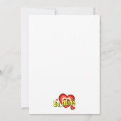 Wees mijn valentijn Valentijnsdag Kaart (Achterkant)