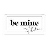 Wees mijn valentijn, Valentijnsdag rubberen stempe Rubberstempel (Afrduk)