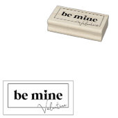 Wees mijn valentijn, Valentijnsdag rubberen stempe Rubberstempel (Gestempeld)
