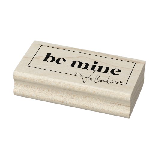 Wees mijn valentijn, Valentijnsdag rubberen stempe Rubberstempel (Stempel)