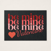 Wees mijn Valentijn Visitekaartje (Achterkant)