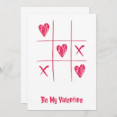 Wees mijn Valentijn woorden en ontwerp Valentijnsd (Voorkant / Achterkant)
