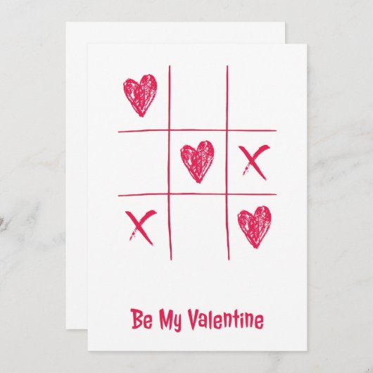 Wees mijn Valentijn woorden en ontwerp Valentijnsd (Voorkant / Achterkant)