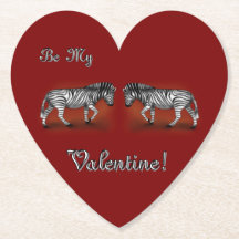 "Wees mijn Valentijn! Zebra's"
