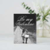 Wees mijn Valentijn - zij aan zij Briefkaart (Staand voorkant)