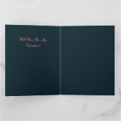 Wees mijn Valentijnkaart Kaart (Binnen)