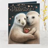 Wees mijn Valentijnkaart Kaart (Gele Bloem)