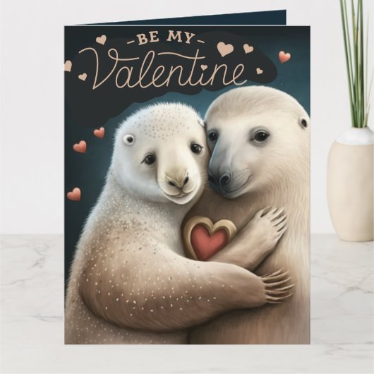 Wees mijn Valentijnkaart Kaart (Voorkant)