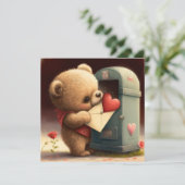 Wees mijn valentijnkaart op maat kaart (Staand voorkant)